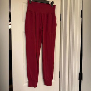 Women's Red Athleta Salutation Joggers